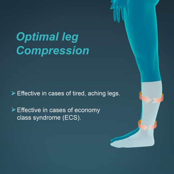 Tynor Medical Compression Stocking Knee High Class 2 (Pair) Beige Large Pack Of 2