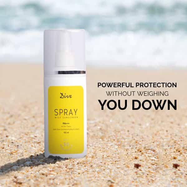 Dive Spray Mist Sunscreen | Spf 50 | Pa+++ | Uva/Uvb | Suitable For All Skin Types | 100Ml