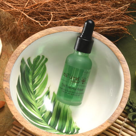 Natural Vibes Tea Tree Hair Repair Serum 30 Ml ~ For Treating Dandruff | Hairfall And Damaged Hair