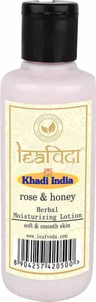 Khadi Leafveda Rose And Honey Moisturising Lotion 210 Ml