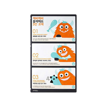A'Pieu Goblin Blackhead 3-Step Nose Sheet