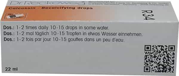 Dr. Reckeweg R 34 Recalcifying Drops 22 Ml
