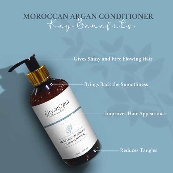 Moroccan Argan Oil Hair Conditioner (200Ml) Pack Of 2