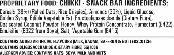 Unibic Snack Bar - Almond & Oats 30 Gm
