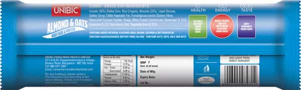 Unibic Snack Bar - Almond & Oats 30 Gm