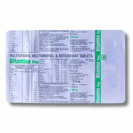 Slaney Bitamina Plus Multivitamin 10 Tablets