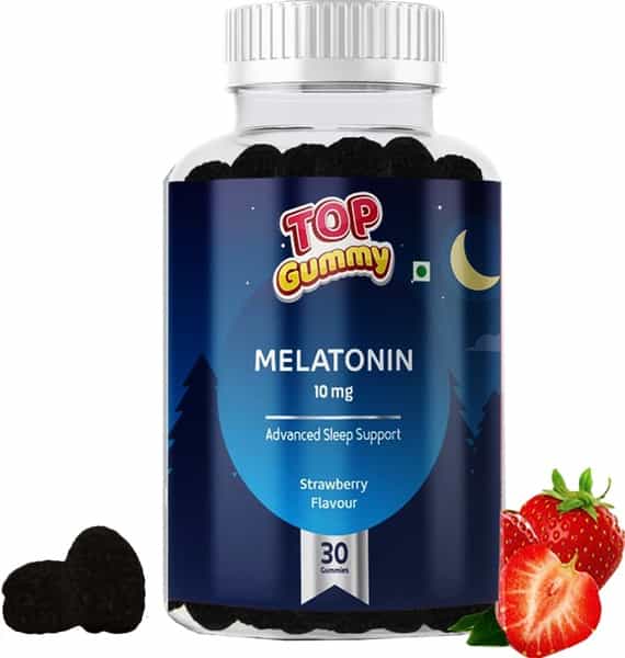 Top Gummy Melatonin 10Mg Advanced Sleep Support ( Strawberry Flavour ) -30 Gummies