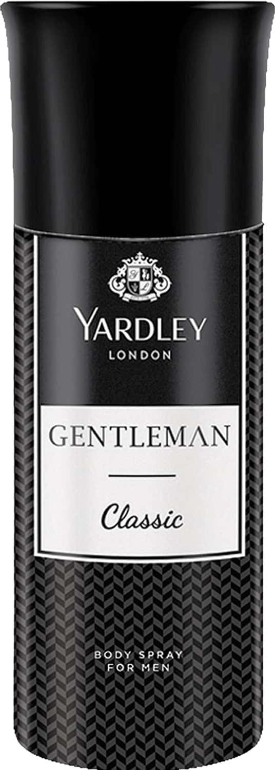 Yardley London Gentleman Classic Deo Body Spray For Men - 150 Ml