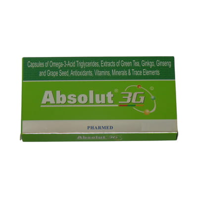 Absolut 3g Strip Of 10 Capsules