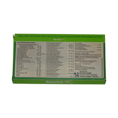 Absolut 3g Strip Of 10 Capsules