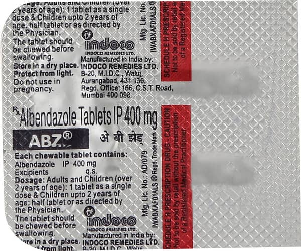 Abz 400mg Strip Of 1 Tablet