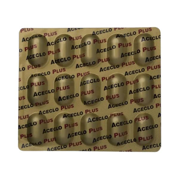 Aceclo Plus Strip Of 15 Tablets