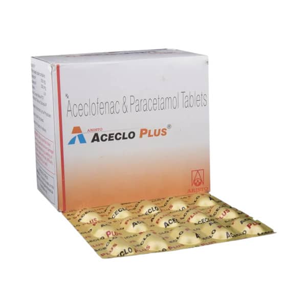 Aceclo Plus Strip Of 15 Tablets