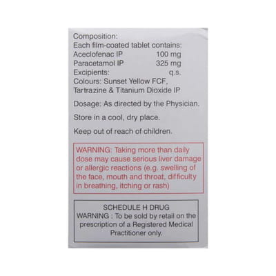 Aceclo Plus Strip Of 15 Tablets