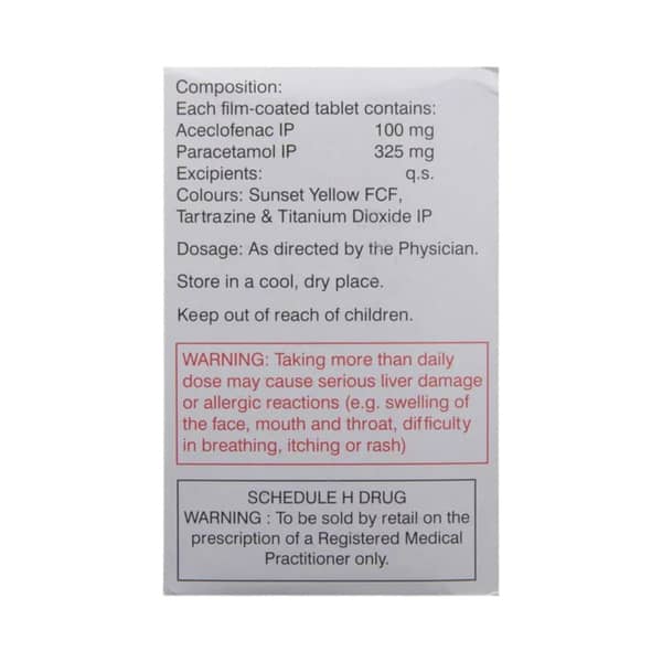 Aceclo Plus Strip Of 15 Tablets