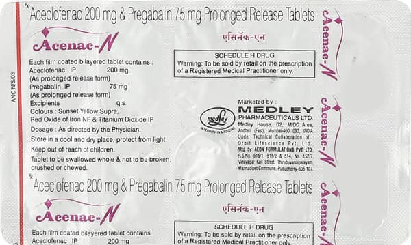 Acenac N Strip Of 10 Tablets