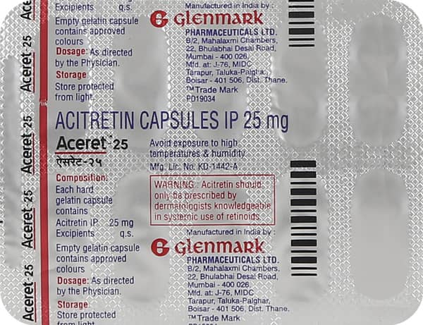 Aceret 25mg Strip Of 10 Capsules