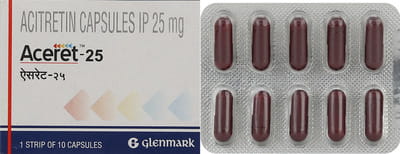 Aceret 25mg Strip Of 10 Capsules