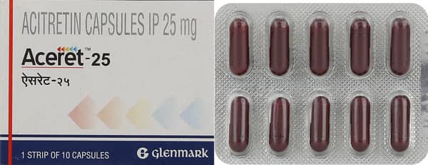 Aceret 25mg Strip Of 10 Capsules