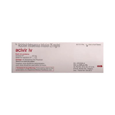 Acivir Iv Ampoule Of 10ml Injection