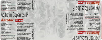 Acrotac 25mg Strip Of 20 Capsules