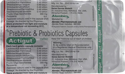 Actigut Strip Of 10 Capsules