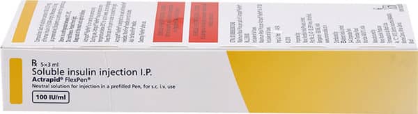 Actrapid Flexpen 100iu/ml Solution For Injection