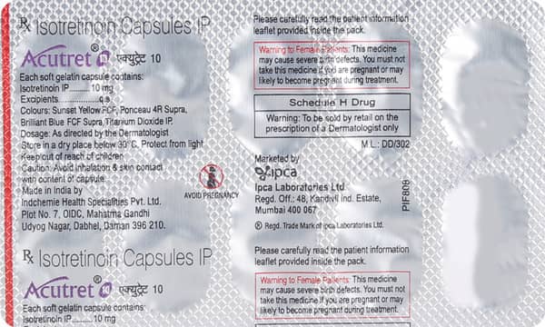 ACUTRET 10 CAPSULE