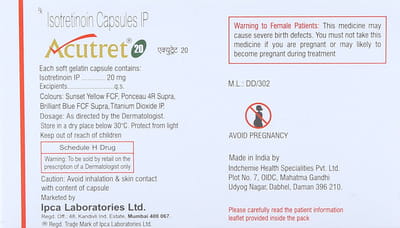 Acutret 20mg Strip Of 10 Capsules