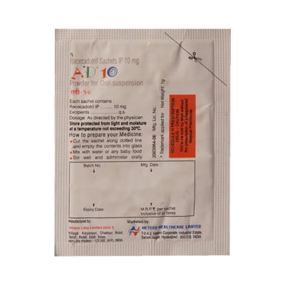 Ad 10 Sachet Of 1gm Powder For Oral Suspension