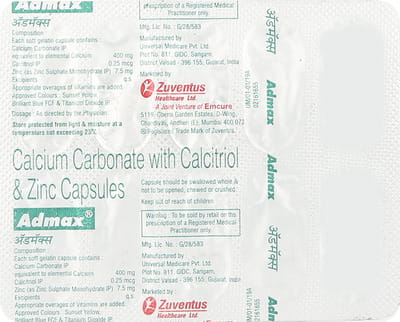 Admax Strip Of 10 Capsules