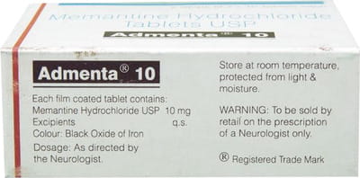 Admenta 10mg Strip Of 10 Tablets
