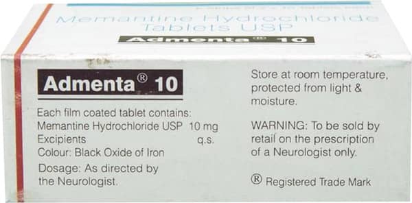 Admenta 10mg Strip Of 10 Tablets