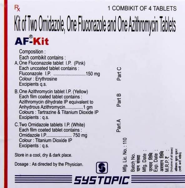 Af Kit Strip Of 4 Combikit Tablets