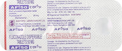 Af 50mg Strip Of 4 Tablets