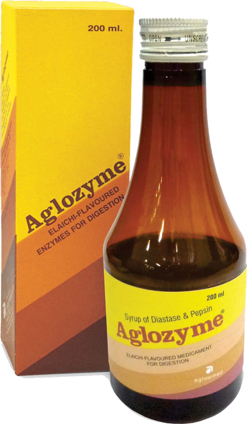 Aglozyme Syrup | Elaichi Flavour: Uses, Side Effects, Price, Dosage ...