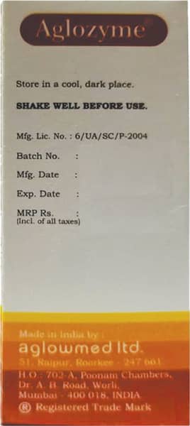 Aglozyme Bottle Of 15ml Drops