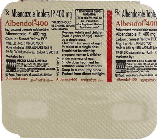 Albendol-400 Tablet