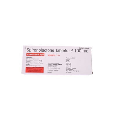 Aldactone 100mg Strip Of 15 Tablets