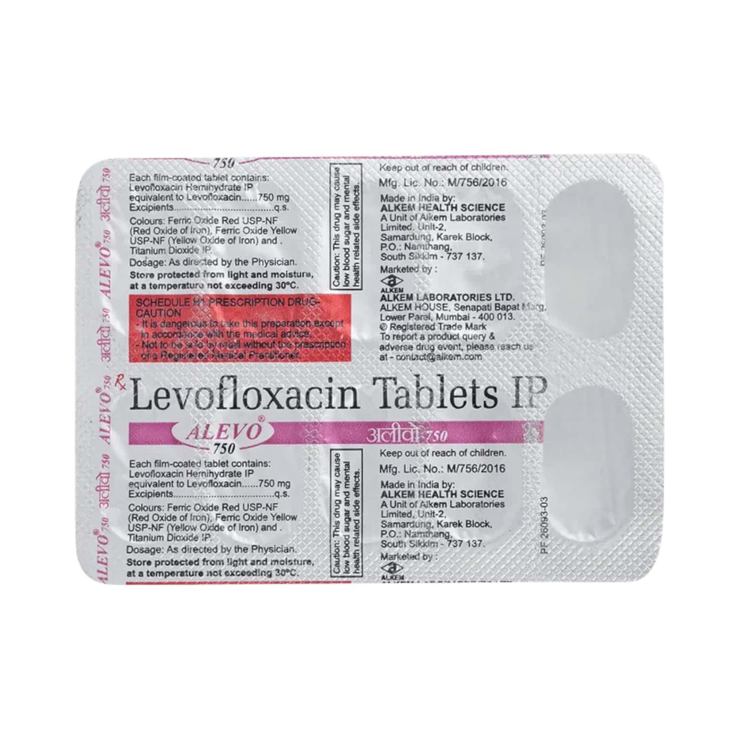 Alevo Alevo 750 MG Tablet (10): Uses, Side Effects, Price & Dosage | PharmEasy