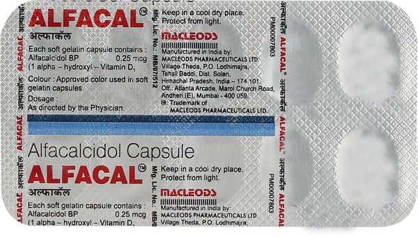 Alfacal 0.25mcg Strip Of 10 Capsules