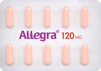 ऐलेग्रा 120एमजी की स्ट्रिप 10 टैबलेट्स