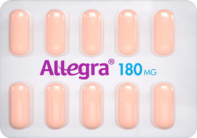 Allegra 180mg Strip Of 10 Tablets
