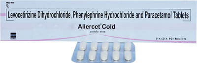 Allercet Cold Strip Of 10 Tablets