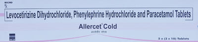Allercet Cold Strip Of 10 Tablets