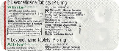 Allrite 5mg Strip Of 10 Tablets