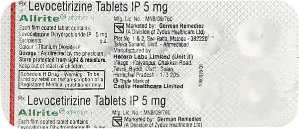 Allrite 5Mg Strip Of 10 Tablets