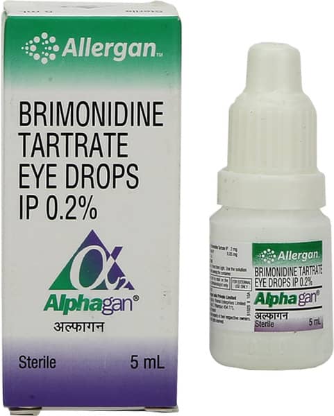 Alphagan Bottle Of 5ml Eye Drops