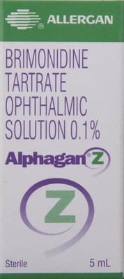 Alphagan Z Bottle Of 5ml Eye Drops