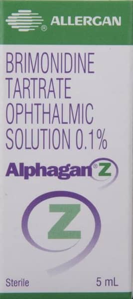 Alphagan Z Bottle Of 5ml Eye Drops